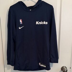 Nike Dri-Fit Men’s Navy Knicks Hoodie - S